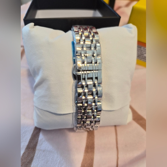 Invicta Silver Watch with Green Dial